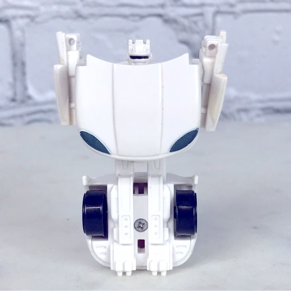 Hasbro Transformers Mini Con White Dodge Viper Car Rare Vintage 2001 Takara Toy - Picture 7 of 8